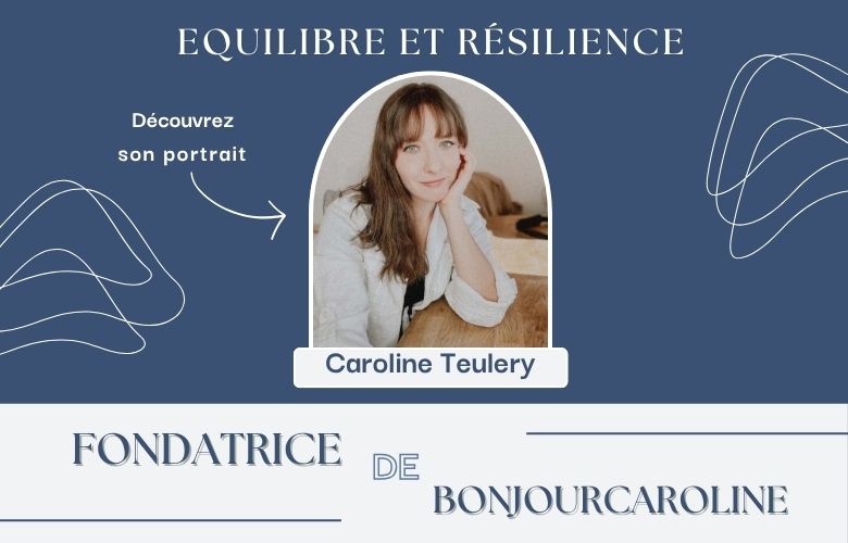 portrait de caroline teulery fondatrice de bonjourcaroline